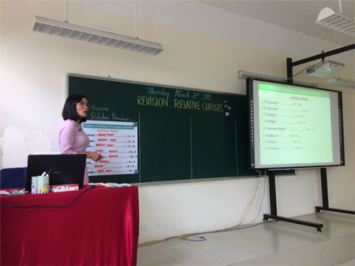 Trường THCS Đô Thị Việt Hưng tổ chức thành công chuyên đề  cấp Quận bộ môn Tiếng Anh
